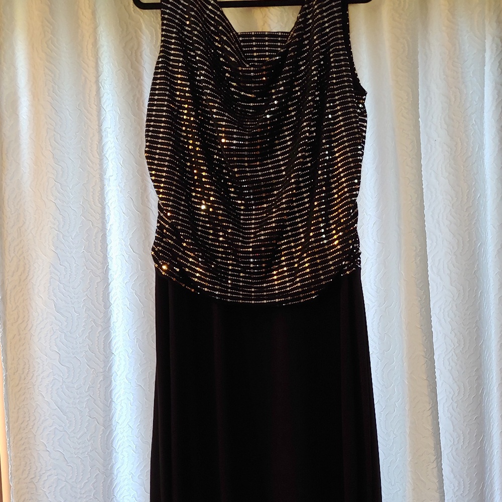 Glittery Finesse BLACK Dress